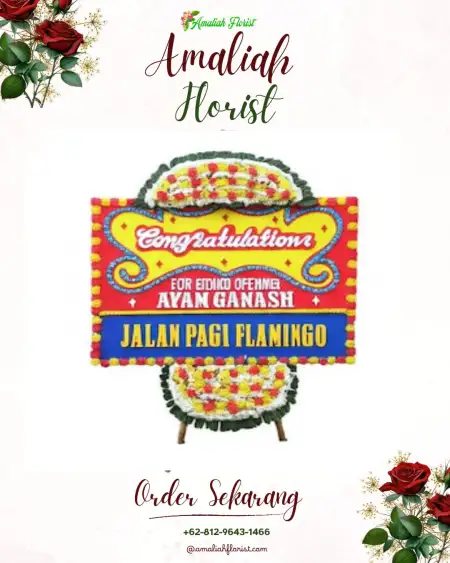 Sewa Papan Bunga Loa Bakung